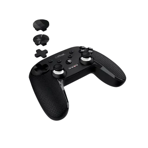 Controller Wireless Trust GXT WS 542 Muta, Bluetooth/USB/2.4GHz, Multiplatforma, Vibratii (Negru)