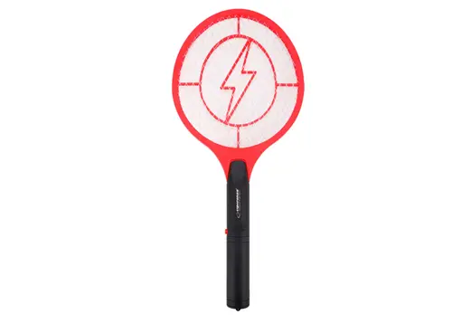Paleta electrica anti-insecte Esperanza Anihilator EHQ004, 3W, 22cm (Negru/Rosu)