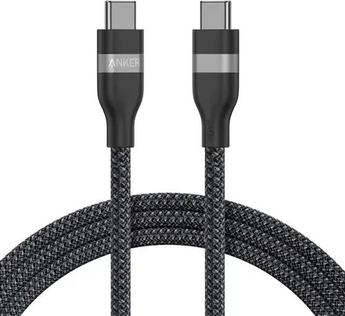 Cablu de date Anker USB-C la USB-C, 1.8m, 240W (Negru)