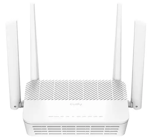 Router Wireless Gigabit CUDY WR3000P AX3000, Wi-Fi 6, Dual-Band 574 + 2402 Mbps (Alb)
