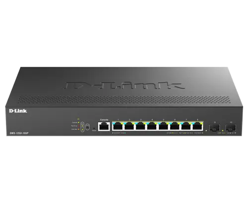 Switch DLink DMS-1250-10SP, 8 porturi, PoE