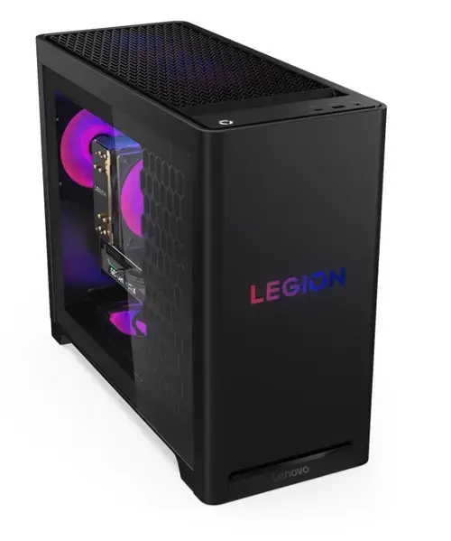 Calculator Sistem PC Gaming Lenovo Legion T5 30AGB10, Procesor AMD Ryzen™ 5 7600, 6 cores, 3.8-5.1GHz, 32MB L3, 32GB DDR5, 1TB SSD, NVIDIA® GeForce RTX™ 5060 Ti 8GB GDDR7, Wi-Fi, Bluetooth, No OS (Negru)