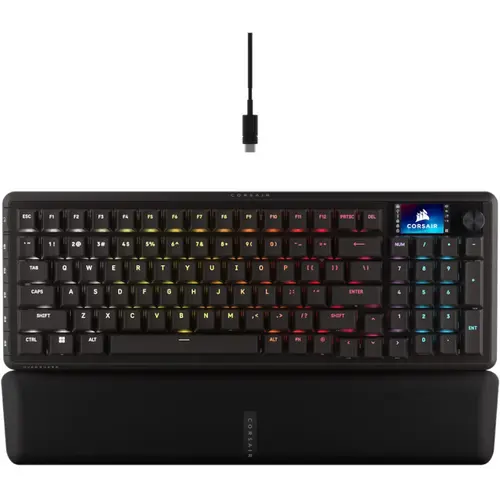 Tastatura Gaming Corsair Vanguard Pro V2, iluminare RGB, USB (Negru)