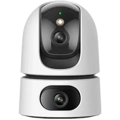 Camera supraveghere IP WiFi cu lentila duala Full-Color Active Deterrence Imou Ranger Dual IPC-S2XP-6M0WED, 3 + 3 MP, 2x 3.6 mm, IR 15 m, microfon si difuzor, slot card, Auto Smart Tracking