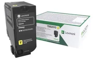Toner Lexmark 75B20Y0, 10000 pagini (Galben)