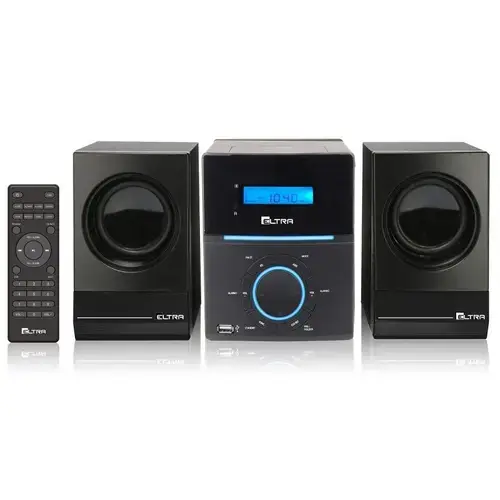 Sistem audio Eltra, BT/CD/USB, Negru
