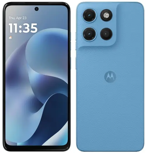 Telefon Mobil Motorola Moto G17, Procesor Mediatek Helio G81 Extreme, Ecran IPS LCD 6.72inch, 4GB RAM, 128GB Flash, Camera Duala 50 + 5 MP, Wi-Fi, 4G, Dual Sim, Android (Albastru)