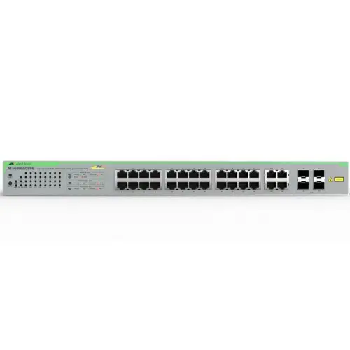 Switch Allied Telesis AT-IGS950/28PS-950, 24 porturi, PoE+