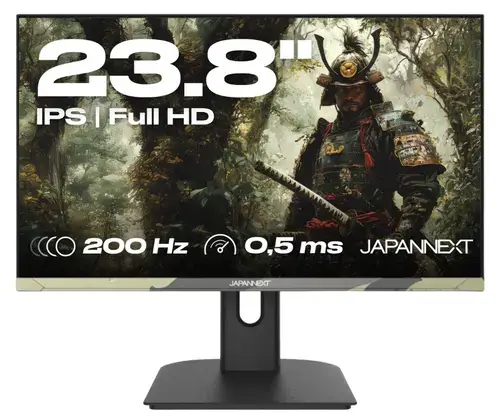 Monitor Gaming IPS LED JAPANNEXT 23.8inch JN-IPS238FHD200F-HSP-Camo, Full HD (1920x1080), HDMI, DisplayPort, Boxe, 200 Hz, 0.5 ms (Camuflaj)