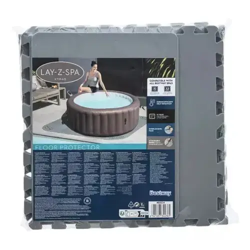 Set 17 placi de protectie pentru podea Bestway LAY-Z-SPA Xtras, 196 x 196 cm