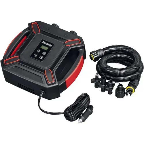 Pompa electrica Bestway Powergrip Sport High Pressure, Debit aer 300 l/min, 12 V, 16 PSI