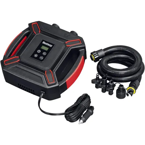 Pompa electrica Bestway Powergrip Sport High Pressure, Debit aer 300 l/min, 12 V, 16 PSI