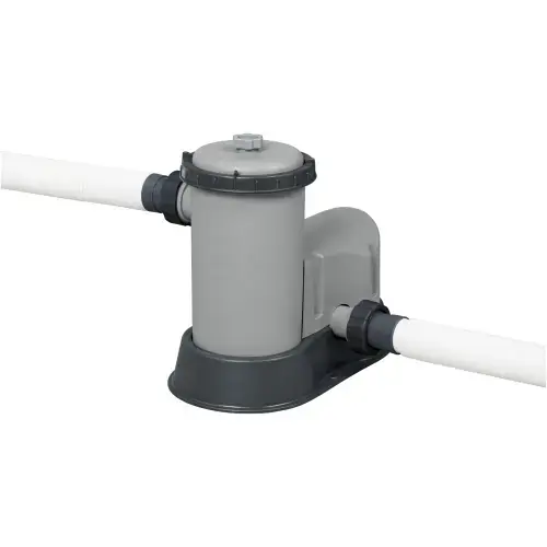Pompa cu filtru pentru piscina Bestway, alimentare 220-240 V, transformator 12 V, 110 W, putere 5678 l/h, potrivita pentru piscine cu capacitate de 1100-31700 litri