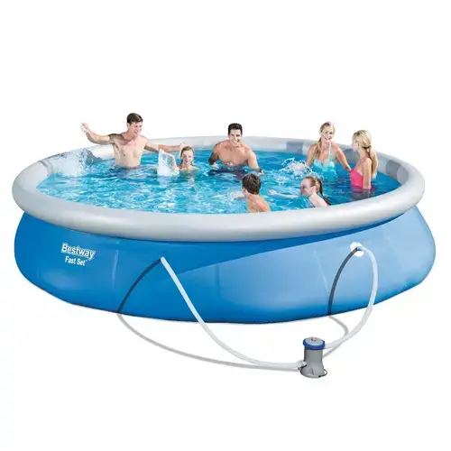 Piscina Bestway Fast Set, 457x84 cm, cu pompa de filtrare, 9500 l