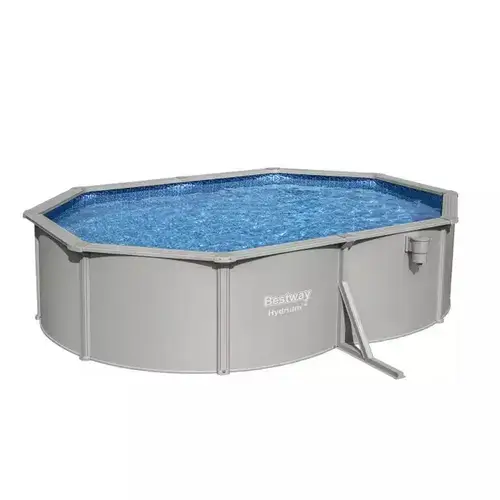 Piscina Bestway Hydrium, sistem de filtrare cu nisip, scara de siguranta si prelata, 5.00m x 3.60m x 1.20m, 16296 l