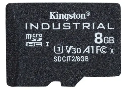 Card de memorie Kingston Industrial  microSDHC, 8GB, UHS-U3, Clasa 10, 100MB/s