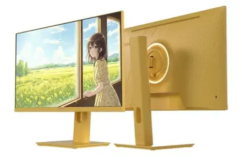 Monitor IPS LED JAPANNEXT 23.8inch JN-JN-I238FHD120F-HSP-YE, Full HD (1920 x 1080), VGA, HDMI, Boxe, 120 Hz, 0.5 ms (Galben)