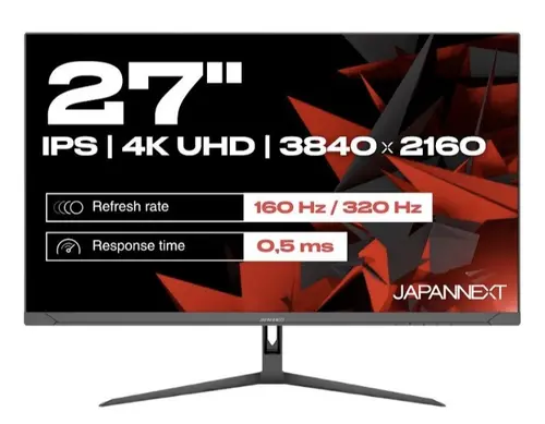 Monitor IPS LED JAPANNEXT 27inch JN-I270UHD16FHD32, UHD (3840 x 2160), HDMI, DisplayPort (Negru)