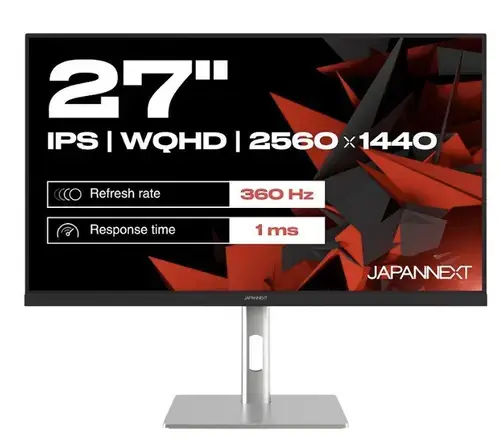 Monitor Gaming IPS LED JAPANNEXT 68.5 cm JN-I270WQHD300F-HSP, WQHD (2560 x 1440), HDMI, DisplayPort (Gri)
