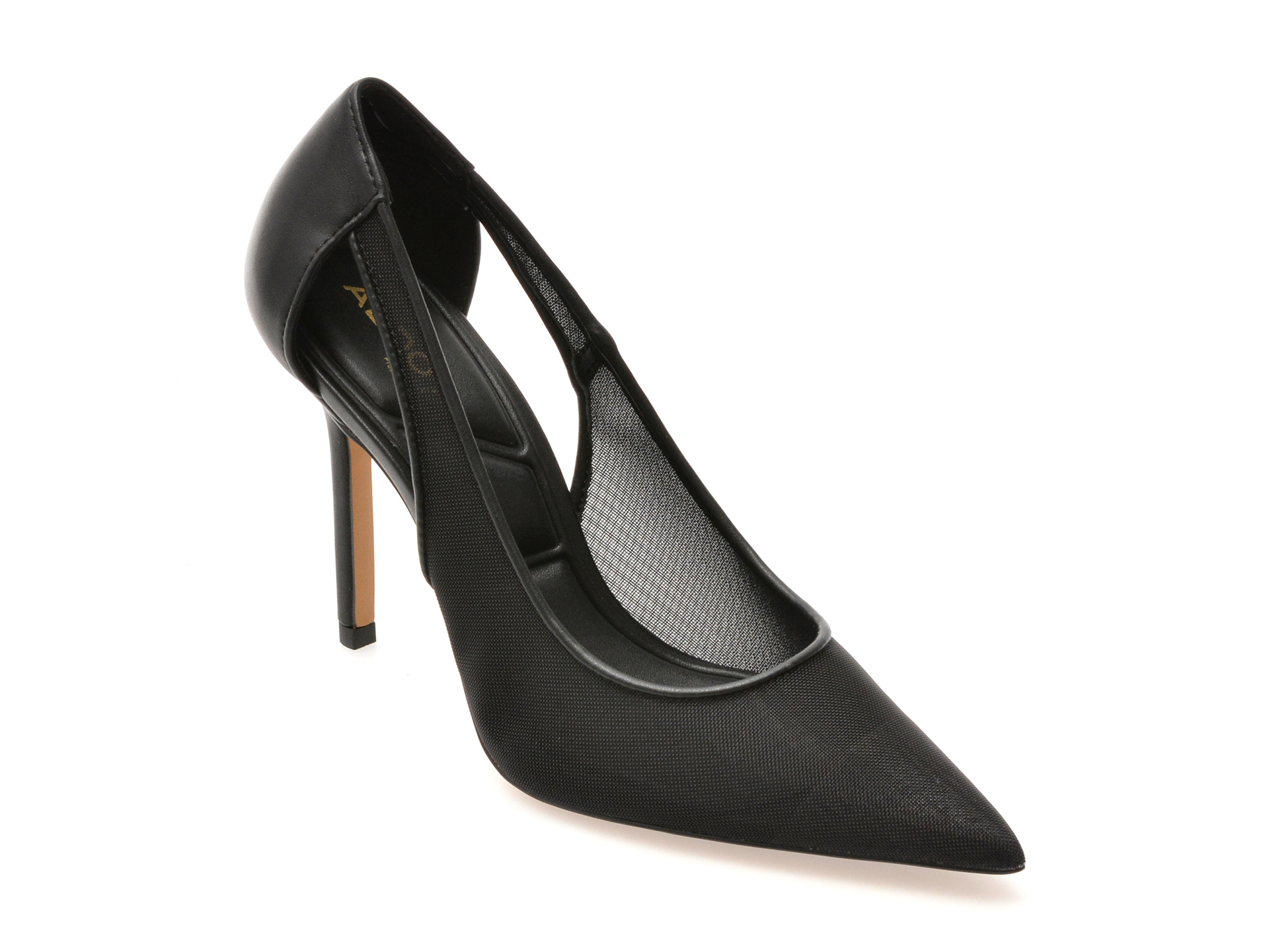 Pantofi eleganti ALDO negri, EBENEZER 001, din material textil