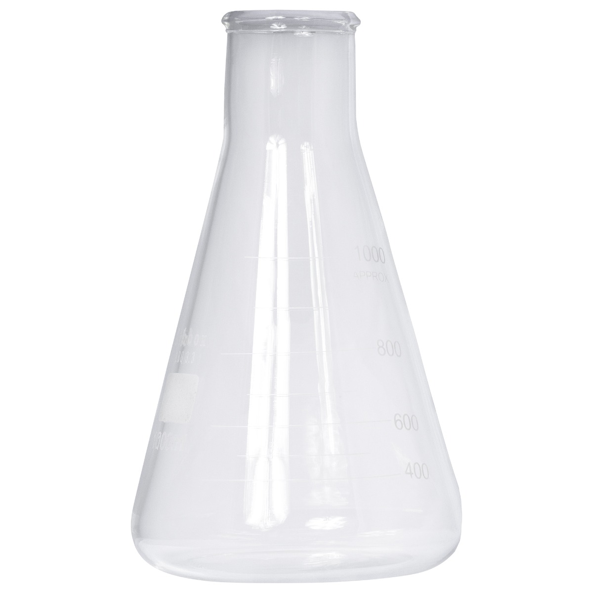 Pahar Erlenmeyer gat larg 1000 ml