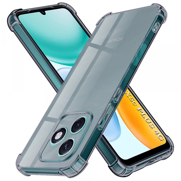 Husa pentru Honor X5c Plus, Techsuit, Shockproof Clear, Fumurie
