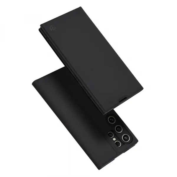 Husa pentru Samsung Galaxy S24 Ultra S928, Techsuit, Magskin Book, Neagra