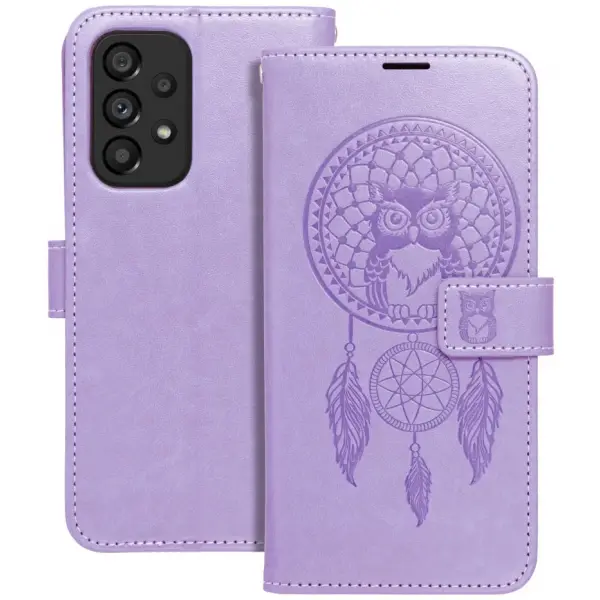 Husa pentru Samsung Galaxy A52s 5G A528 / A52 5G A526 / A52 A525, OEM, MEZZO Dream Catcher, Mov