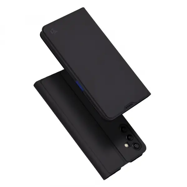 Husa pentru Samsung Galaxy A15 5G A156 / A15 A155, Techsuit, Magskin Book, Neagra