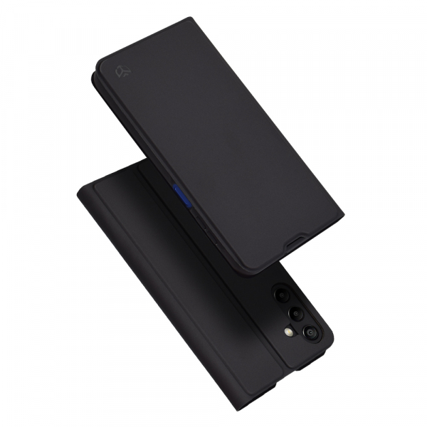 Husa pentru Samsung Galaxy A15 5G A156 / A15 A155, Techsuit, Magskin Book, Neagra