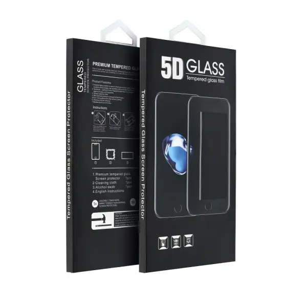 Folie de protectie Ecran OEM pentru Honor X9c / Magic7 Lite, Sticla Securizata, Full Glue, 5D, Neagra