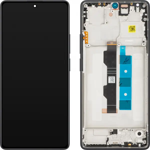 Display cu Touchscreen Xiaomi Redmi Note 13 Pro 4G, cu Rama, Negru (Midnight Black), Swap 56000300N600
