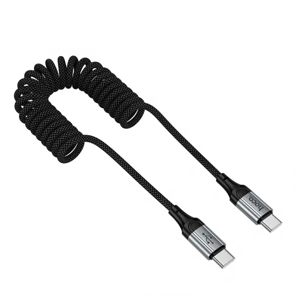 Cablu Date si Incarcare USB-C - USB-C HOCO X121, 60W, 1.5m, Negru