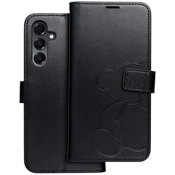 Husa pentru Samsung Galaxy A16 5G A166, OEM, MEZZO Teddy Bear, Neagra