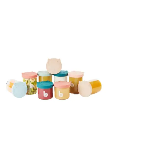 Set boluri din sticla Babymoov A004315, 6 boluri 250 ml, 3 boluri 120 ml (Multicolor)