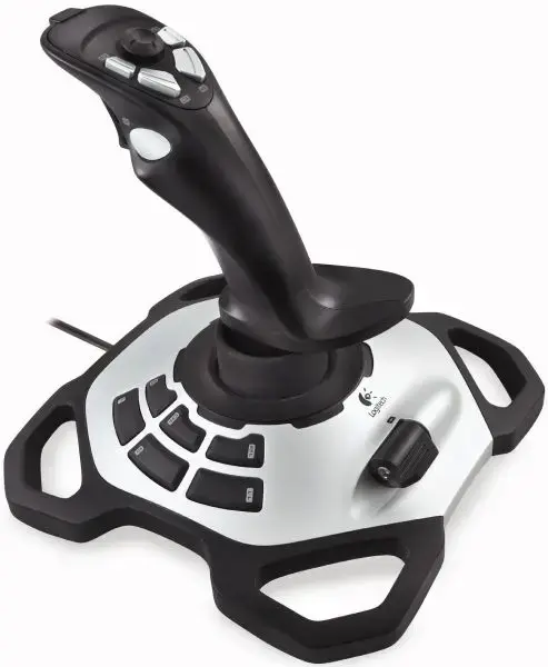Joystick Logitech Extreme 3D Pro (Compatibil cu Windows si Mac)