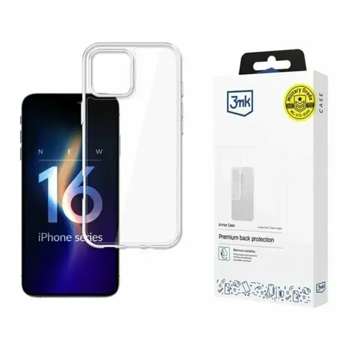 Husa de protectie 3mk Armor Case pentru iPhone 16 Pro Max, Transparent