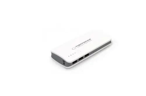 Baterie externa Esperanza Radium EMP106WE, 8000mAh, 3 x USB (Alb)