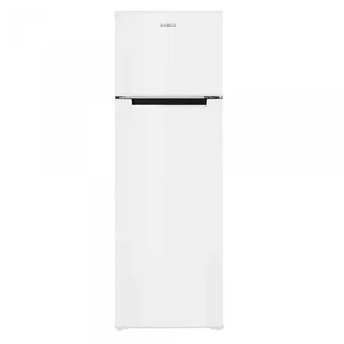 Frigider cu doua usi Samus SW346E, 248 l, Clasa E, Lumina LED, Usi reversibile (Alb)
