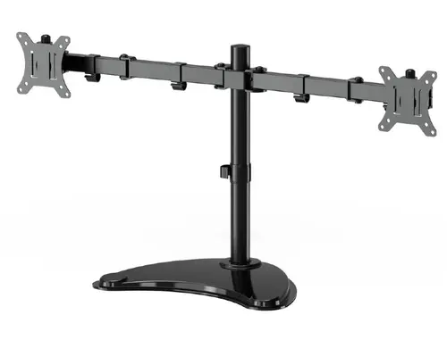 Suport de birou pentru doua monitoare Gembird MS-D2ST-02, 13inch - 32inch, 8 kg monitor (Negru)