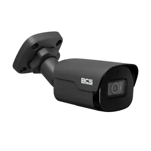 Camera supraveghere exterior BCS POINT BCS-P-TIP25FSR4-AI2-G, Bullet, NDAA, 5MP 2880x1620, 2.8mm, IR 40m, PoE, IP67 (Negru)
