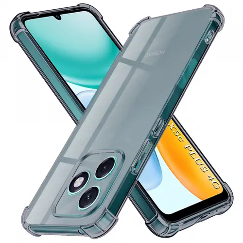 Husa pentru Honor X5c Plus, Techsuit, Shockproof Clear, Neagra