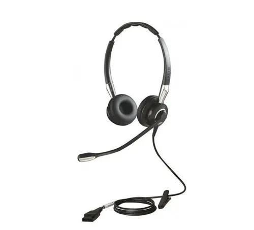 Casti cu Microfon Jabra BIZ 2400 II Duo UNC, Ultra Noise Cancelling, QD (Negru)