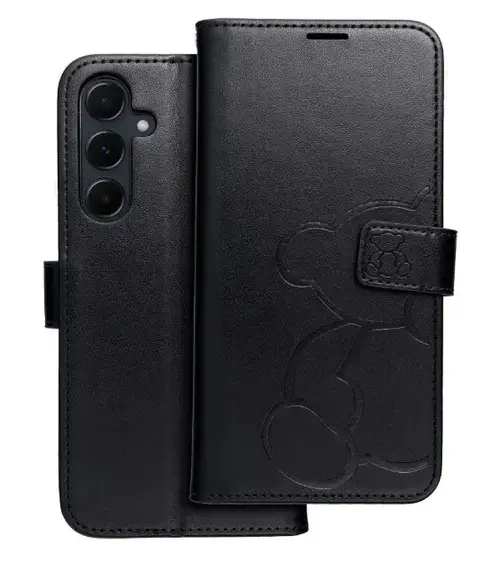 Husa pentru Samsung Galaxy A16 5G A166, OEM, MEZZO Teddy Bear, Neagra