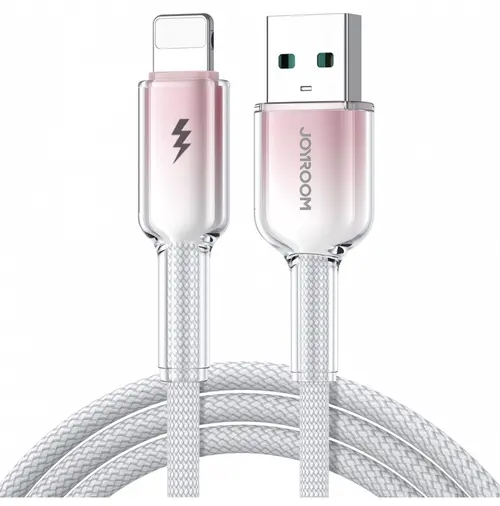 Cablu Date si Incarcare USB-A - Lightning Joyroom S-A42, 18W, 1.2m, Alb