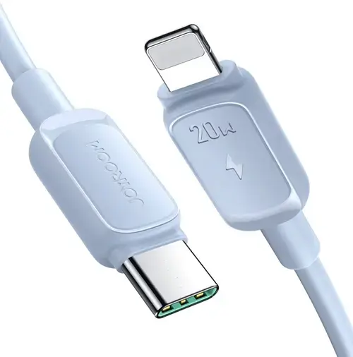 Cablu Date si Incarcare USB-C - Lightning Joyroom S-A14, 20W, 1.2m, Albastru