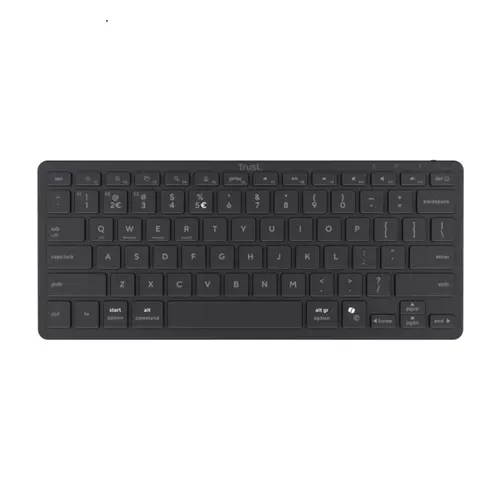 Tastatura Bluetooth Trust Nado II Multi-device, US, Negru