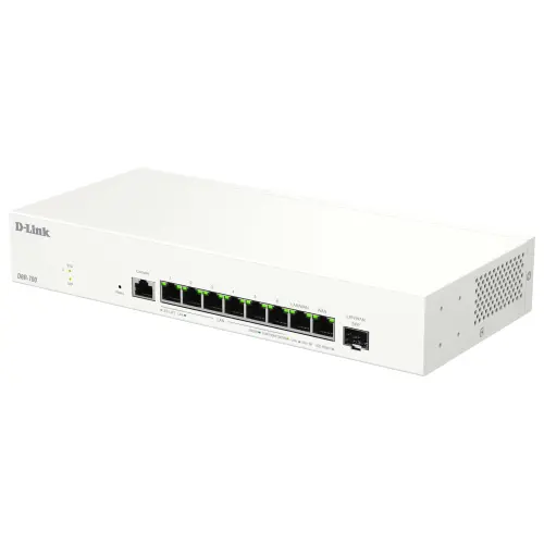 Router D-Link DBR-700, 2.5G dual WAN, echilibrare incarcare si failover, VPN (IPSec, WireGuard, OpenVPN, PPTP, L2TP), firewall SPI, port SFP, management AP central pentru pana la 15 AP-uri