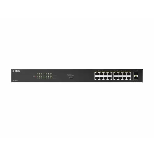 Switch DLink DGS-1018P, 16 porturi, PoE