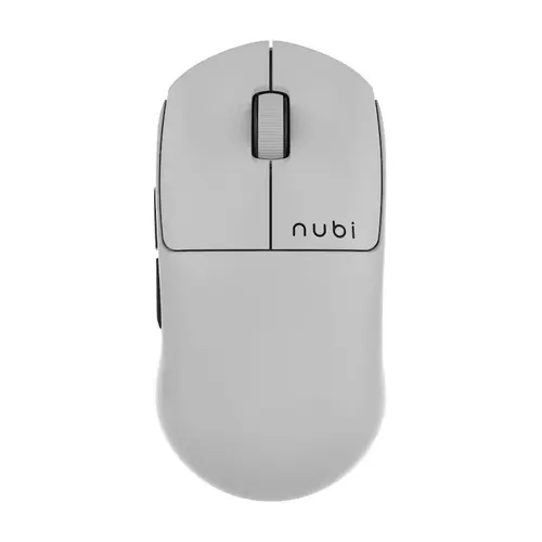 Mouse Gaming Wireless Nubi NM1, 26000 dpi, Bluetooth/USB, Alb